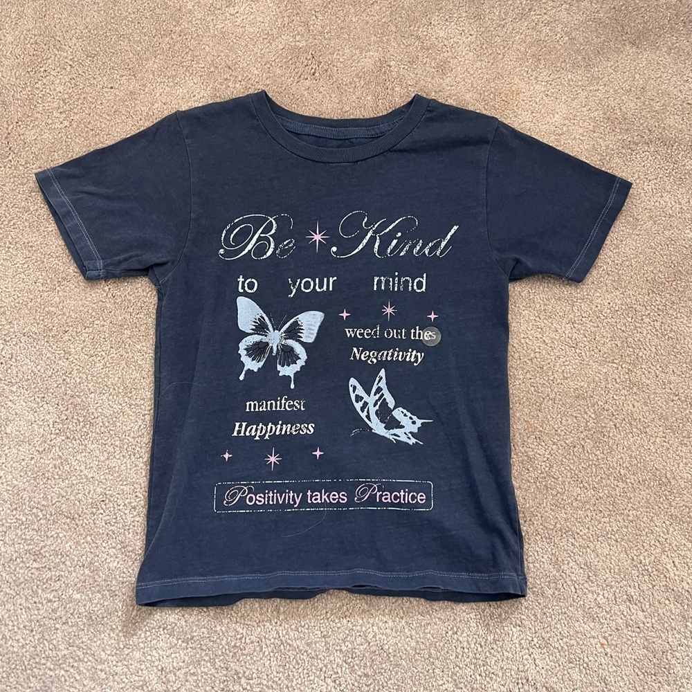 Pacsun Golden Hour Be Kind Butterfly T-Shirt